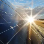 Solar power panels protected by Spray-G rust preventative grease to prevent corrosion.