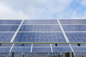 Solar power panels operating in extreme weather conditions.