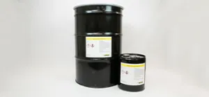 55-gallon drum and 5-gallon pail of ZERUST Axxanol A35CD-42.