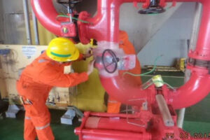 corrosion protection in shipbuilding – ZIF tape on flange