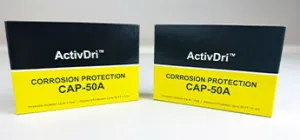 Close-up of two ActivDri CAP-50A Capsules side by side