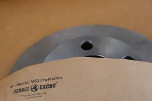 Wrapping a part using anti-corrosion paper