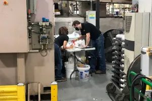 ZERUST team training on sustainable parts cleaner operations