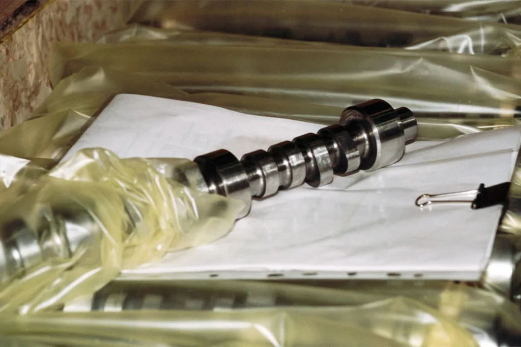 Automotive part in ferrous anti-corrosion bag for shipment