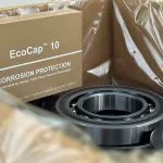 Recyclable VCI Emitter protecting bearings inside ZERUST VCI packaging