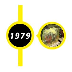 1979 timeline tracker with product in our patented yellow VCI bag