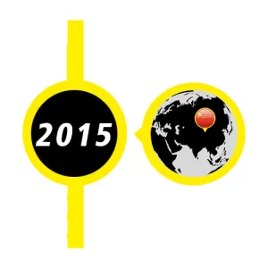 2015 timeline marker expansion into China