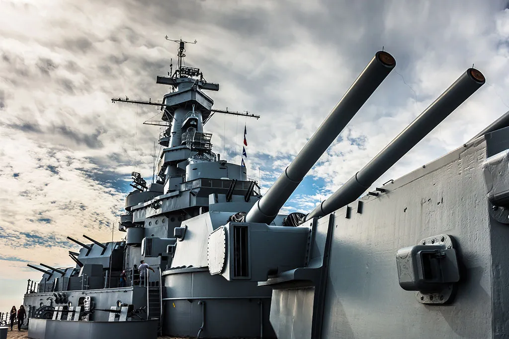 Fully constructed navy vessel utilizing corrosion protection for ship voids