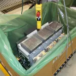 Electronic component packaged for corrosion protection for data centers