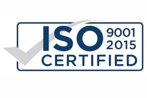 ISO 9001:2015 certified quality management for VCI products graphic