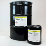 55 gallon drum and 5 gallon pail of ZERUST AxxaCoat 93AM